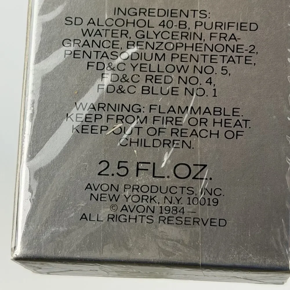 Vintage 1984 Avon Feraud Pour Homme After Shave 2.5 Fl Oz New Sealed Rare